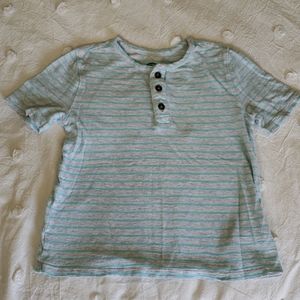 Boys Short Sleeve Henley
